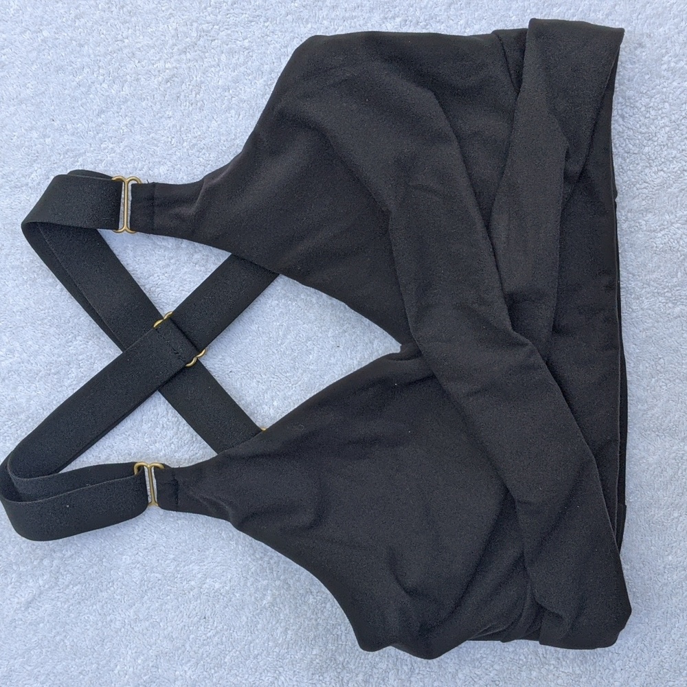 Buffbunny Candy Wrap Sports Bra Black Size Medium